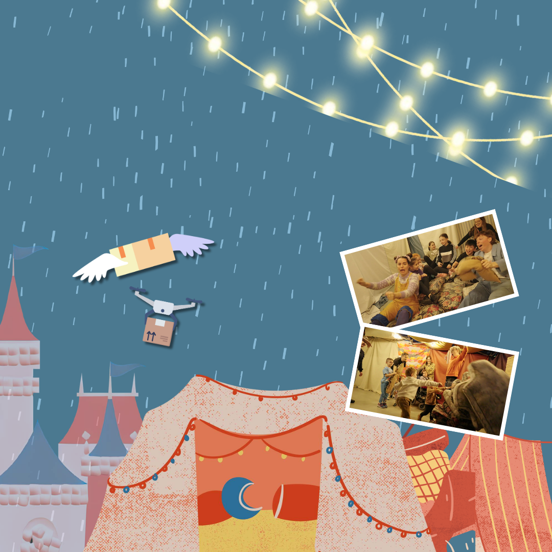 Poster for PLAY: The Blanket Fort Club presents - Story Forts