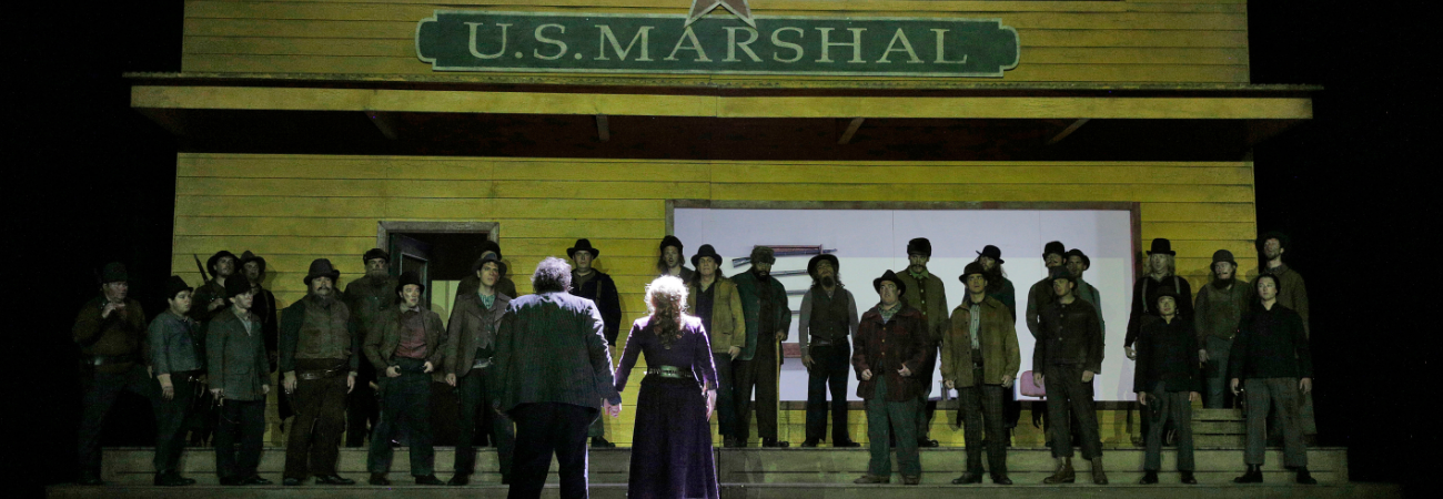 Poster for RBO: La Fanciulla del west [Met Opera]