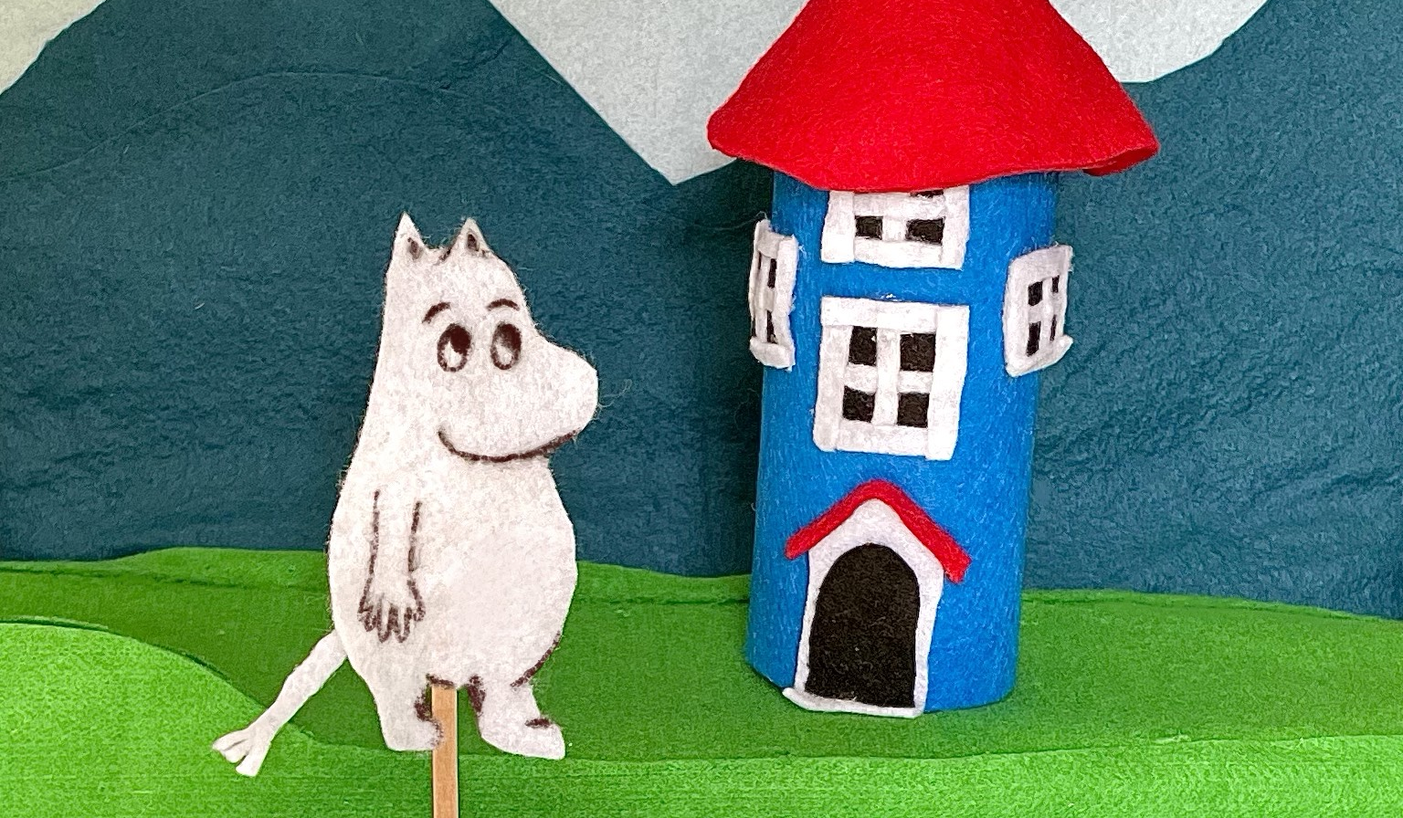 Poster for PLAY: Felt Moomin Workshop