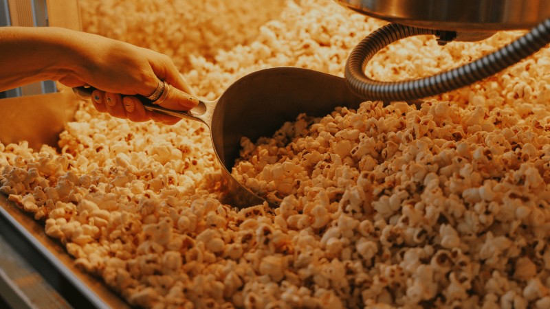 Poster for Showroom join National Lottery Open Week with a special popcorn offer