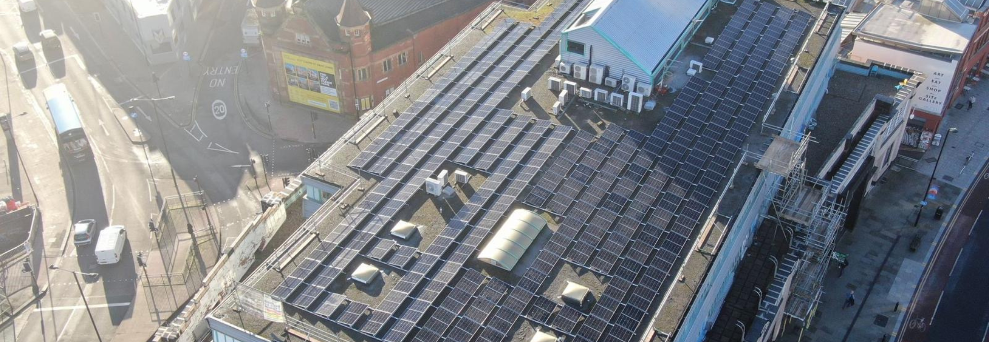 Poster for Showroom Cinema Takes a Major Step Towards Energy  Efficiency with Solar Panel Installation