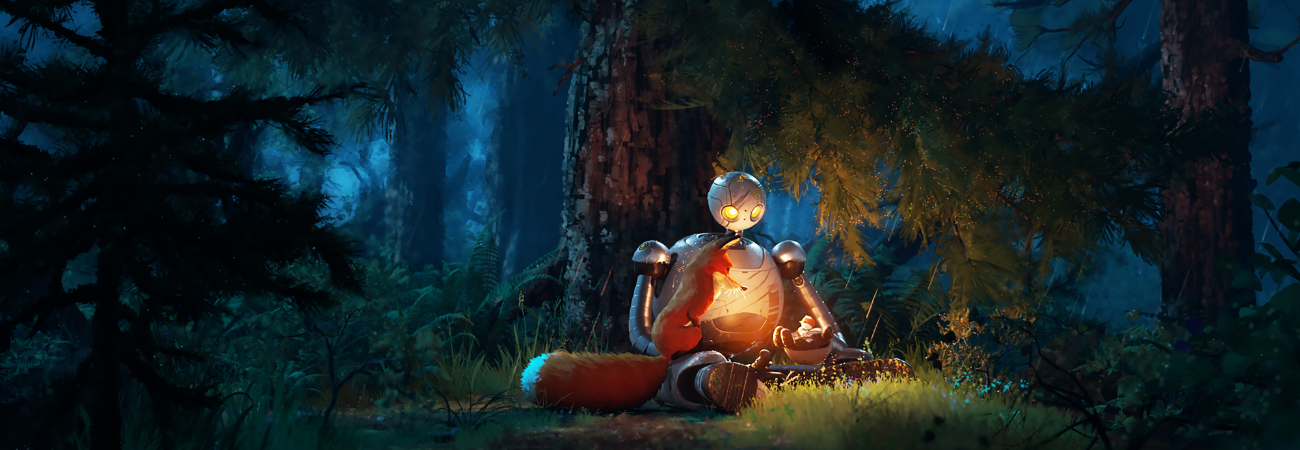 Poster for Family Time: The Wild Robot