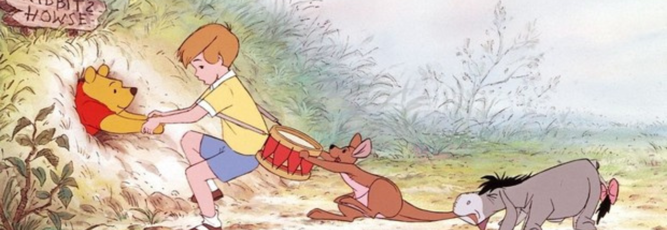 Poster for Toddler Kino: The Many Adventures of Winnie the Pooh + Family Yoga